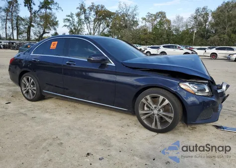 2016 Mercedes-Benz C 300 from USA, damaged, VIN WDDWF4JB7GR145676